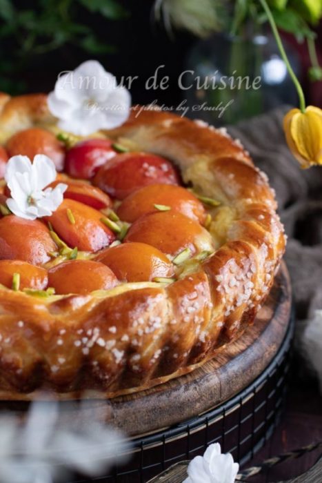 tarte briochée aux abricots — Amour de cuisine