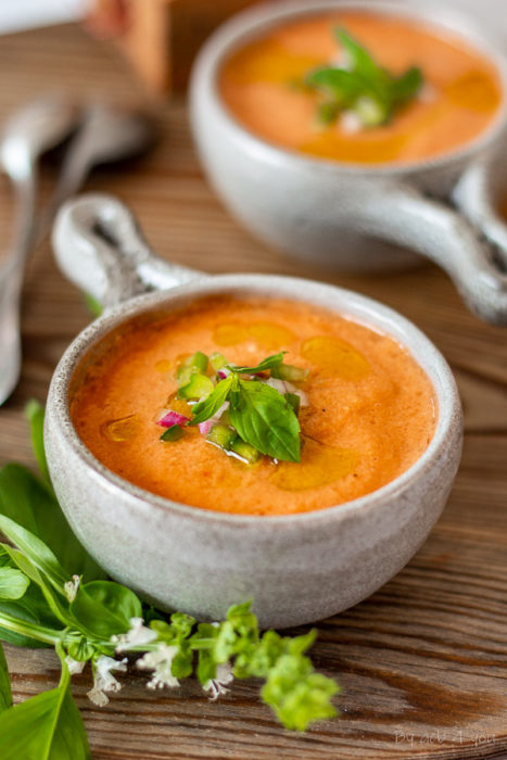 Андалузский гаспачо, рецепт холодного томатного супа